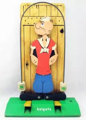 Popeye - Jouet en bois testeur de force - Holgate