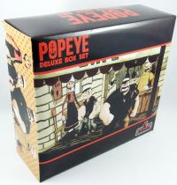 Popeye - Mezco 5 Points Deluxe Boxed set Rough House\'s Café