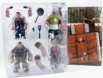 Popeye - Mezco 5 Points Deluxe Boxed set Rough House\'s Café