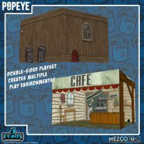 Popeye - Mezco 5 Points Deluxe Boxed set Rough House\'s Café