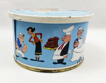 Popeye & Olive - Tin Candy Box - Brochet 1966