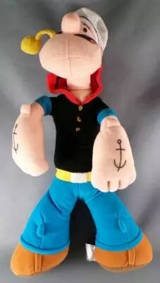 Popeye - Play by Play Stuffed Plush Doll 11.5\  2003 - Popeye