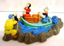 Popeye - PVC figures - Popeye on a boat