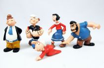 Popeye - Serie de 5 Figurines PVC Maia & Borges : Popeye, Olive, Mimosa, Gontran, Brutus