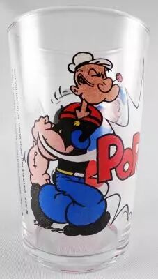Popeye - Verre � Moutarde Ducros - Popeye & Brutus