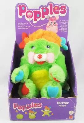 Ballon Popples Coeur Blanc Vintage - Les Année 80