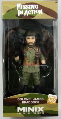 Port�s Disparus - Minix - Figurine vinyle 12cm - Colonel James Braddock (Chuck Norris)