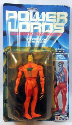 Vintage Power Lords 1982 Adam power Action figure on card and unopened 