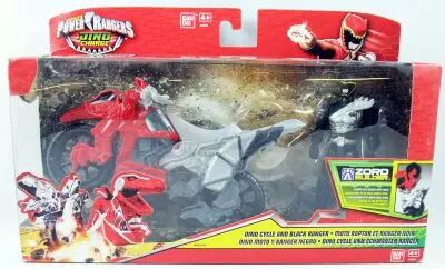 Power Rangers Dino Charge - Moto Raptor & Ranger Noir