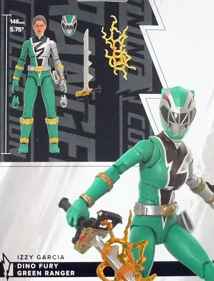Power Rangers Dino Fury Green Ranger Action Figure 15 Cm – Giocattolo Ufficiale Hasbro Per Bambini 4+