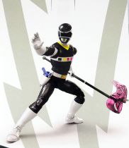 Power Rangers Lightning Collection - In Space Black Ranger - Hasbro 6\  action figure