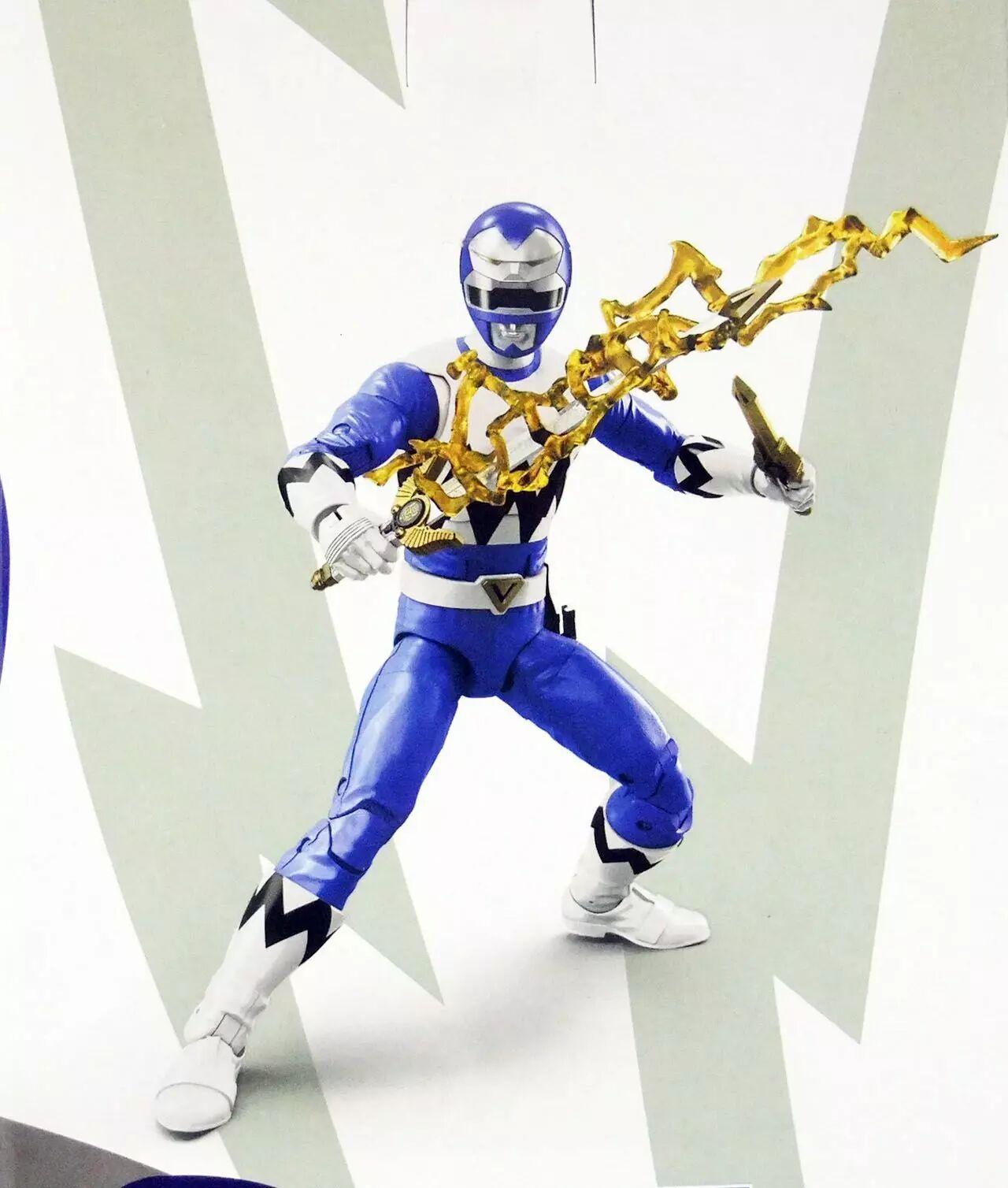 Power Rangers Lightning Collection - Action Figure Blue Ranger Lost Galaxy 15 Cm Con Accessori