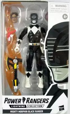 Power Rangers Lightning Collection - Mighty Morphin Black Ranger - Figurine 16cm Hasbro