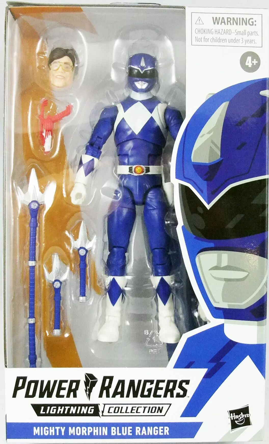 Figurine Power Rangers Lightning Collection - Ranger Bleu Beast Morphers 15 Cm Articulée - Avec Sabre Beast-X - à Partir De 4 Ans
