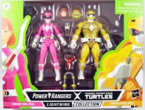 Power Rangers Lightning Collection - TMNT Morphed April O\'Neil & Michelangelo - Figurines 16cm Hasbro