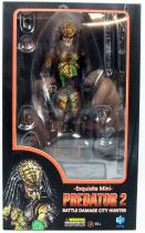 Predator 2 - Hiya Toys - Battle Damage City Hunter - Figurine \ Exquisite Mini\  1/18ème
