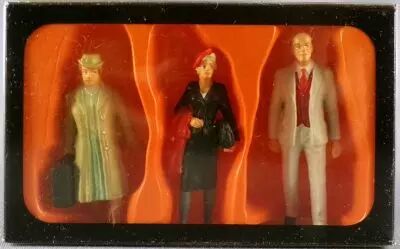 Preiser 63067 Echelle I 1/32 3 Figurines Passagers Debout Neuf Boite