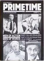 Primetime TV Magazine #12 Spring/Summer 1987 - The Saint Callan Man from U.N.C.L.E. 