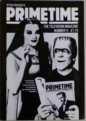 Primetime TV Magazine N�11 Et� 1986 - The Munster Lost in Space A Dalek Uncoverd The Champions The Tomorrow People Andromeda