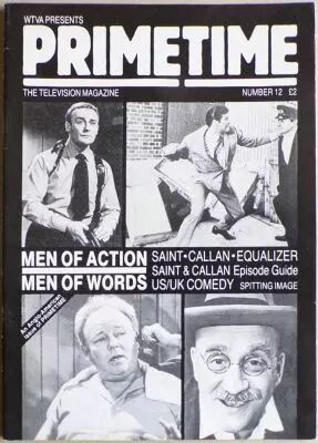 Primetime TV Magazine N�12 Printemps Et� 1987 - The Saint Callan Man from U.N.C.L.E.