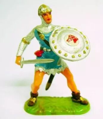 Prince Vailant - Elastolin/Ougen - Prince Vailant from Thule (blue outfit) (ref  8803)