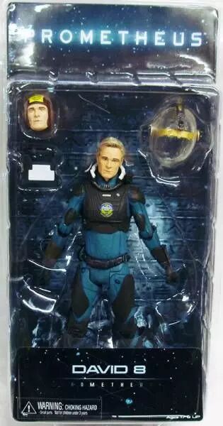 NECA Prometheus Serie 2 – Figura David 8 In Edizione Lusso – 18 Cm, 20 Punti Di Articolazione, Testa Intercambiabile