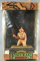 Puchol - Figurine Plastique 60mm - Huns Mongol Agenouill&eacute; Lance Neuf Boite