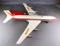 Punch Jouets Mont-Blanc - Avion Boeing 707 en Tôle & Plastique Filoguidé Eclairage en Boite