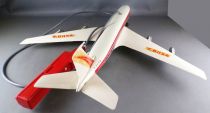 Punch Jouets Mont-Blanc - Boeing 707 Airplane with Light Remote Control Battery Toy Tin & Plastic Boxed