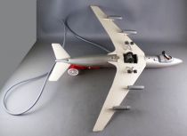 Punch Jouets Mont-Blanc - Boeing 707 Airplane with Light Remote Control Battery Toy Tin & Plastic Boxed
