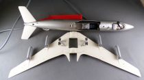 Punch Jouets Mont-Blanc - Boeing 707 Airplane with Light Remote Control Battery Toy Tin & Plastic Boxed