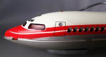 Punch Jouets Mont-Blanc - Boeing 707 Airplane with Light Remote Control Battery Toy Tin & Plastic Boxed