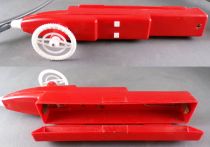 Punch Jouets Mont-Blanc - Boeing 707 Airplane with Light Remote Control Battery Toy Tin & Plastic Boxed