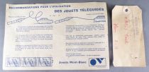 Punch Jouets Mont-Blanc - Boeing 707 Airplane with Light Remote Control Battery Toy Tin & Plastic Boxed