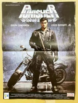 Punisher (Dolph Lundgren) - Movie Poster 40x60cm - New World International 1989