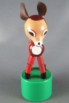 Push Puppet - Calf Fawn Wooden & Plastic