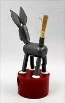 Push Puppet - Plastic - 3inch Donkey (Francelette Promotional)