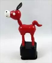 Push Puppet - Plastic - 4inch Donkey (Free Time Promotional)