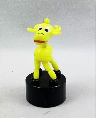Push Puppet - Plastic - Cow (2inch)
