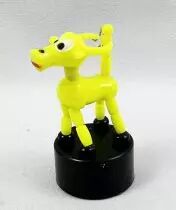 Push Puppet - Plastic - Cow (2inch)
