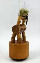 Push Puppet - Wooden - Cow (4inch)