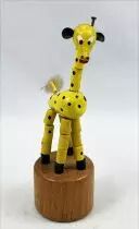 Push Puppet - Wooden - Giraffe (4inch)