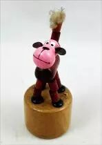 Push Puppet - Wooden - Monkey (3inch) #02