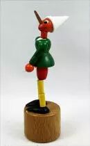 Push Puppet - Wooden - Pinocchio (4inch)