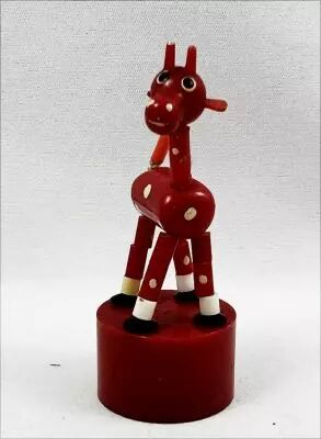 Push Puppet (Wakouwa) - Plastic - 3inch Giraffe #01 