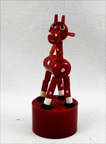 Push Puppet (Wakouwa) - Plastic - 3inch Giraffe #01 
