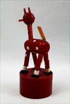 Push Puppet (Wakouwa) - Plastic - 3inch Giraffe #01 