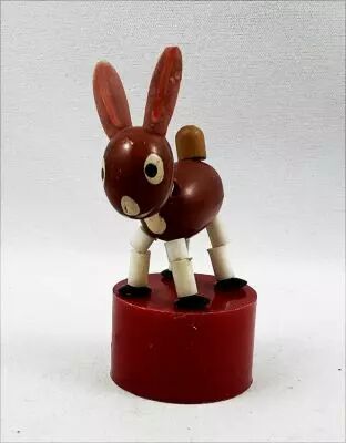 Push Puppet (Wakouwa) - Plastic - 3inch Rabbit 