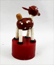 Push Puppet (Wakouwa) - Plastic - 3inch White-Tail Deer 