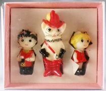 Puss in Boots - 60\'s Czechoslovakia Set of 3 Candles - Mint in Box